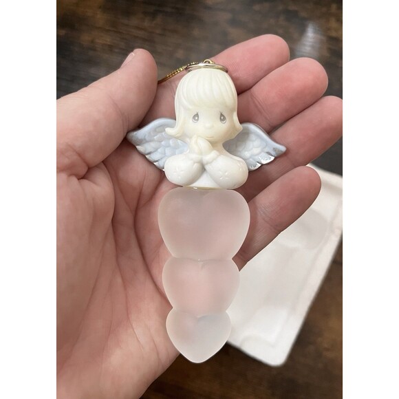 Vintage Precious Moments Angel Icicle Christmas Ornament 2000 Enesco #811769 NIB - Picture 2 of 4